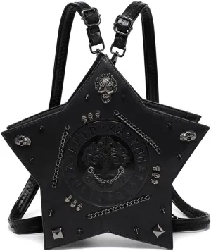 Micoklinlin Shoulder Bag Womens Leather Novelty Steampunk Accessories Small Cell phone Crossbody bag Handbag for Travel