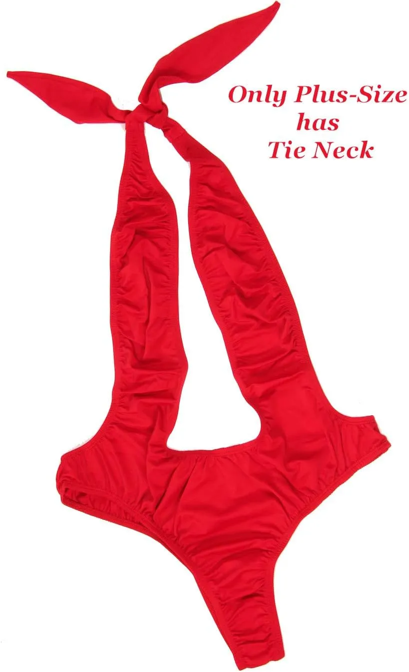 Nyteez Women's Swimsuit Skimpy One Piece Monokini Bathing Suit Suspender Bikini