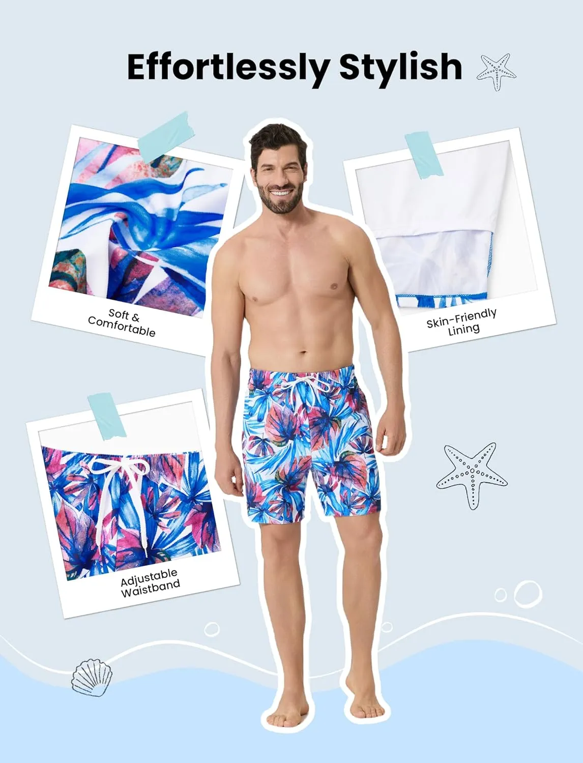 PATPAT Family Matching Summer Swimwear, Women One-Piece Swimsuit, Men Swim Trunks, Boy Board Shorts, Girl Bathing Suit