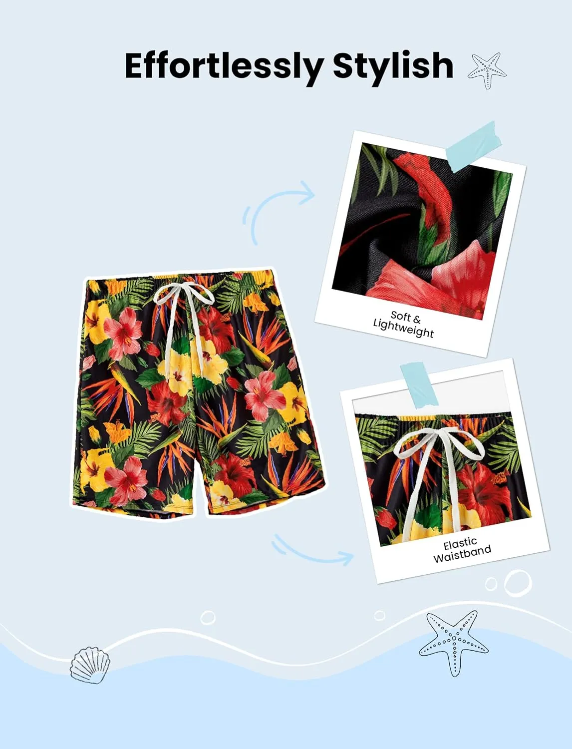 PATPAT Mommy and Me Matching Swimsuit One Piece Leaves Printed V Neck Bathing Suits Family Swimwear Matching Set