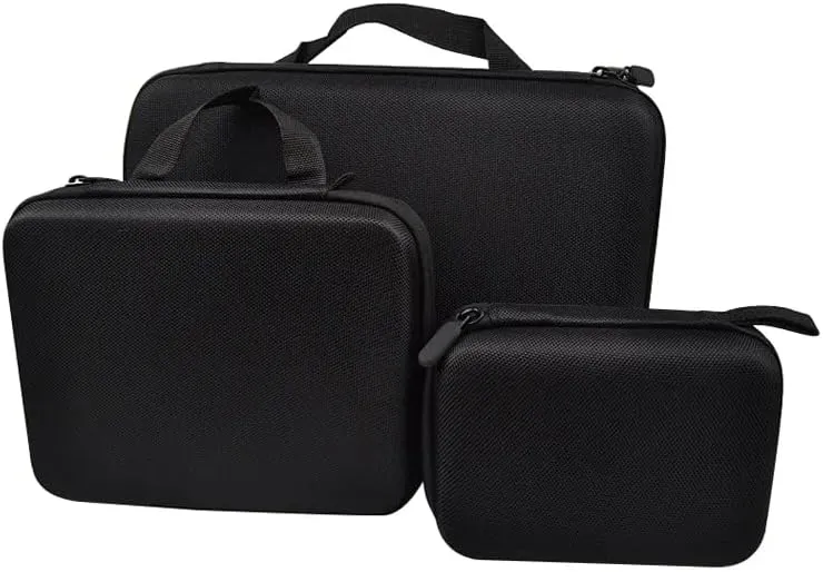 Reflex Camera Medium Portable Travel Carrying Case for Go Pro Hero  Black EVA Storage Bag with Foam Insert, Internal Pocket, Handle  Fits Go Pro Sports Camera
