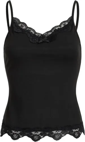 SHENHE Women's Y2K Lace Tank Tops Summer Coquette Bow Sleeveless Spaghetti Strap Lounge Cute Cami Crop Tops
