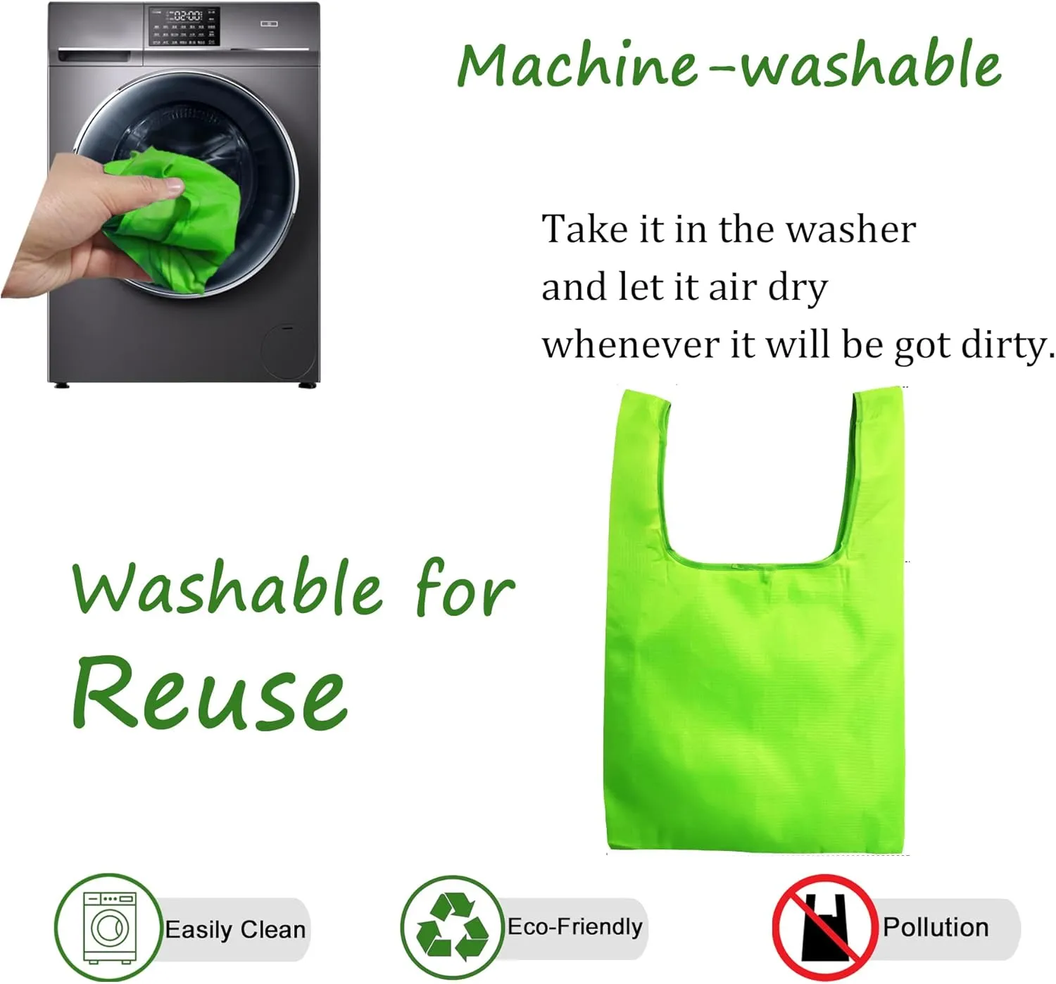 Shopping Bags Reusable Grocery Tote Bags