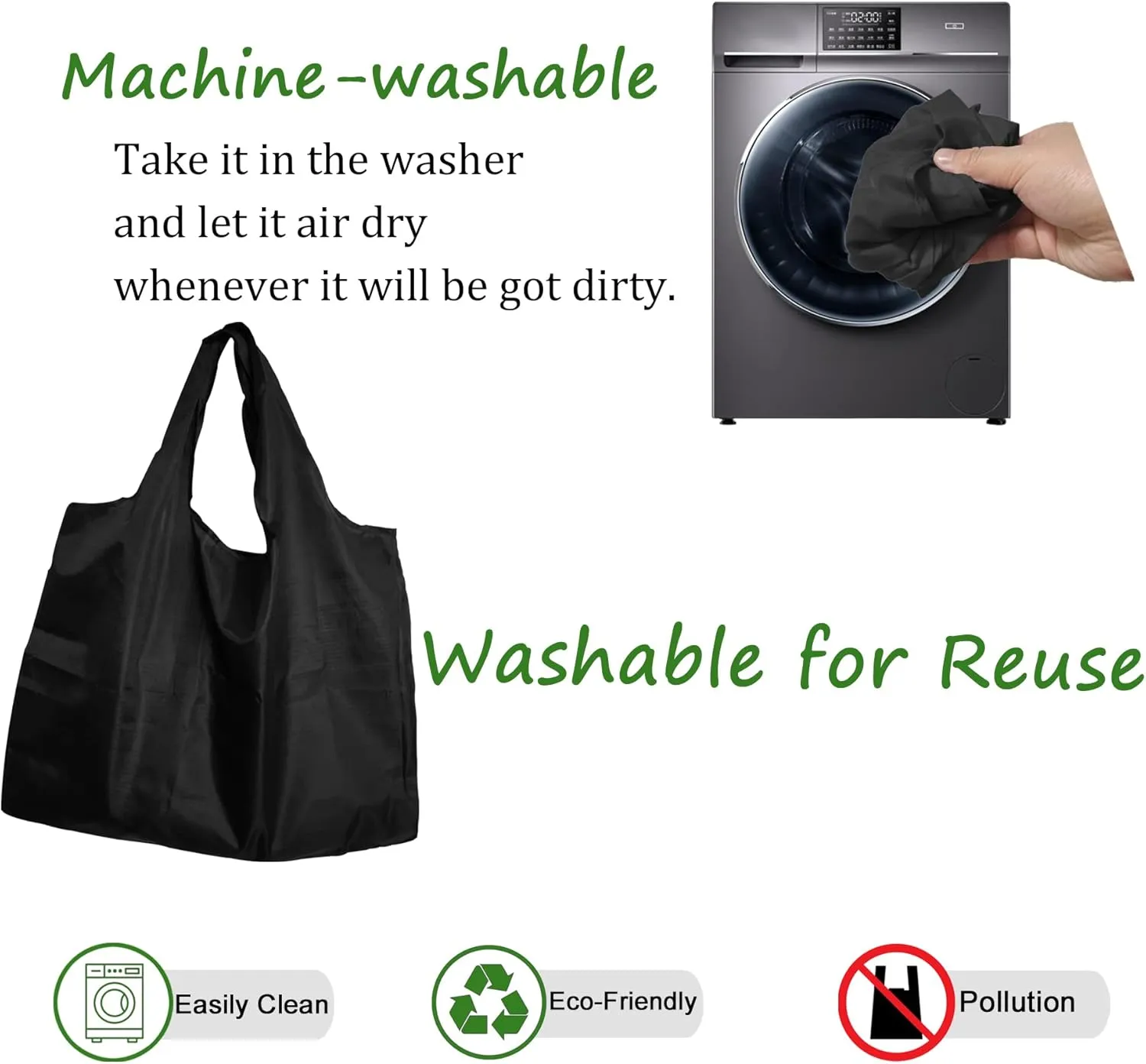 Shopping Bags Reusable Grocery Tote Bags