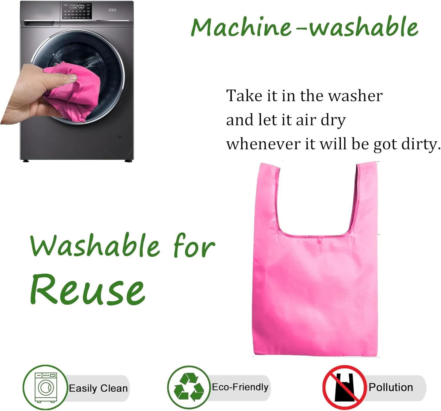 Shopping Bags Reusable Grocery Tote Bags