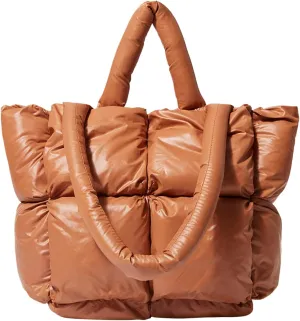 Sling Bag For Women Light Large Quilted Shoulder Bag Carryall Puffer Hobo Bag For Her Friends Travel College D