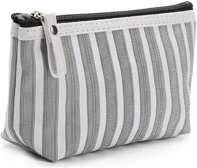 Small Cosmetic Bags for Women,Makeup Bag for Purse Travel Toiletry Bag Accessories Organizer Zipper Pouch (gray)