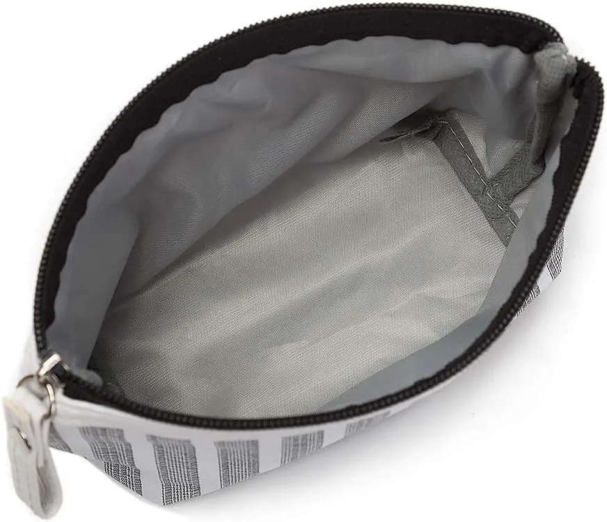 Small Cosmetic Bags for Women,Makeup Bag for Purse Travel Toiletry Bag Accessories Organizer Zipper Pouch (gray)