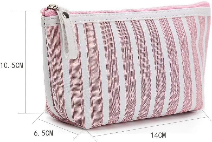 Small Cosmetic Bags for Women,Makeup Bag for Purse Travel Toiletry Bag Accessories Organizer Zipper Pouch (pink)