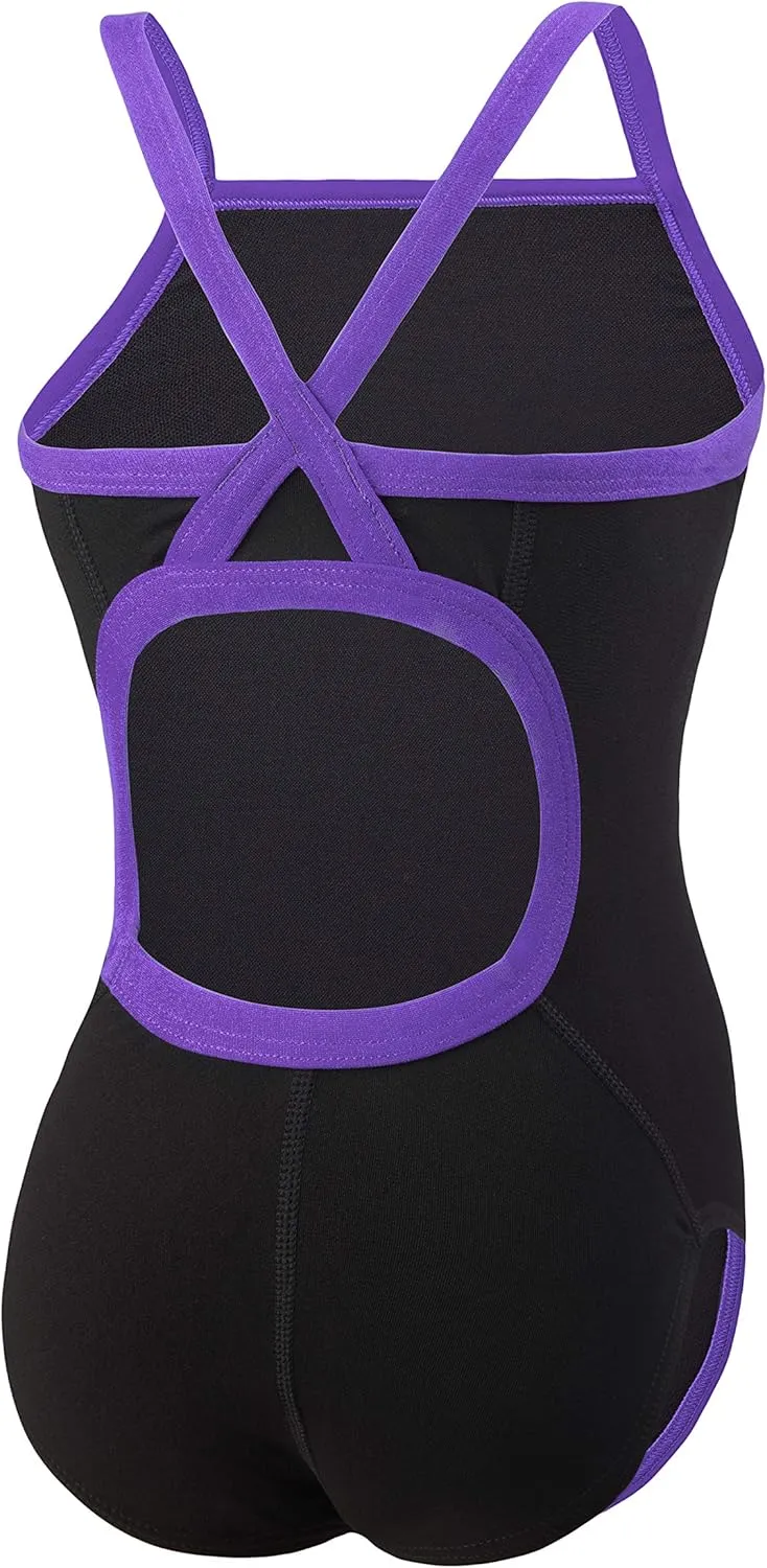 Speedo Swimsuit One Piece Endurance  Flyback Solid Youth Team Colors