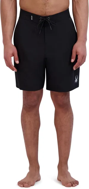 Spyder Men's Swim Trunks, Stretch, Quick-Dry, 9 Inseam Board Shorts, UPF , Pockets, Compression Boxer Liner