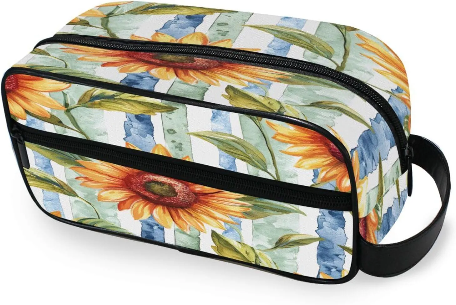 Sunflowers Travel Toiletry Bag for Women Men, Hanging Cosmetic Bag, Water Resistant Shaving Bag for Toiletries Accessories