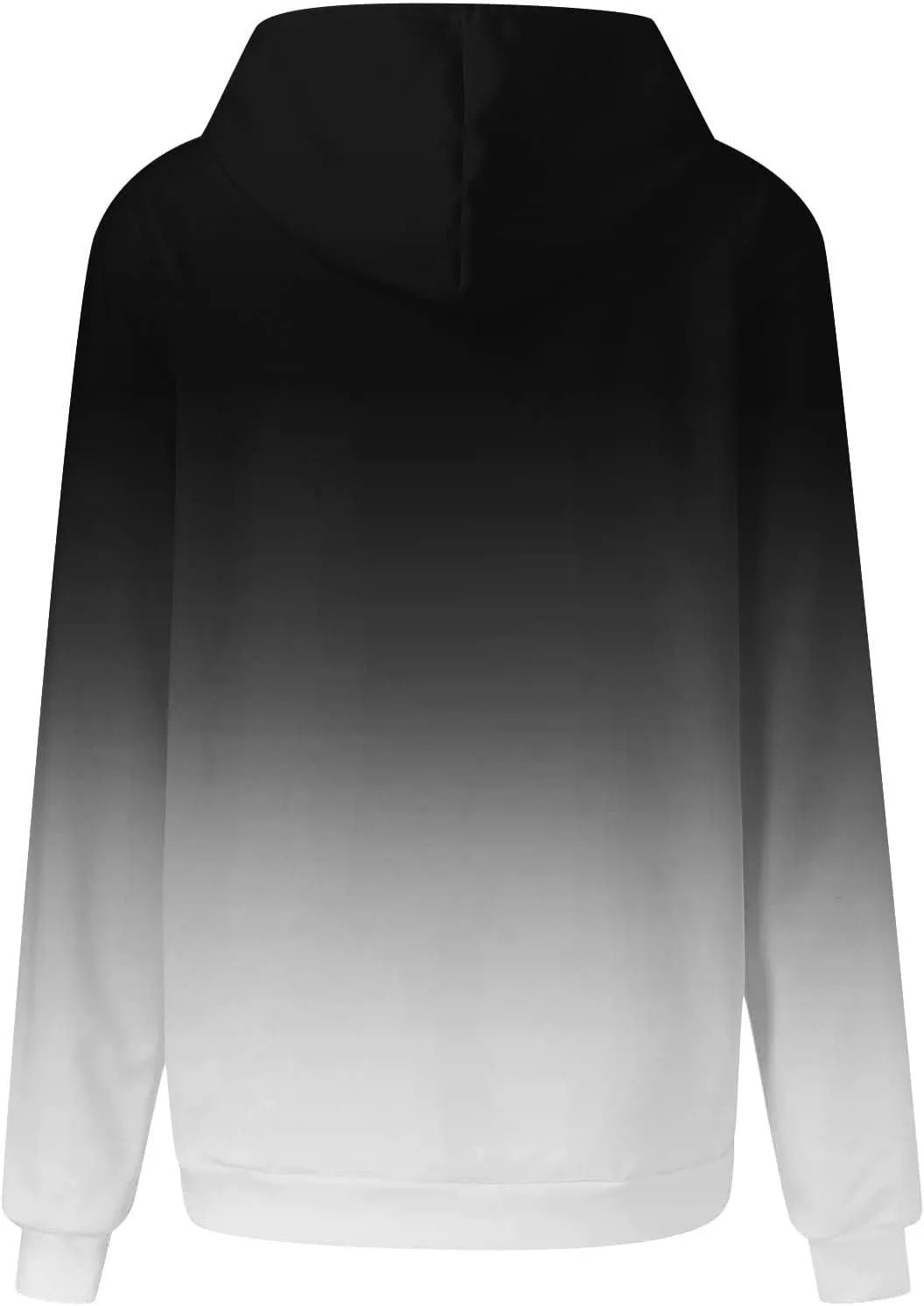 Sweatshirt Hoodies for Women Loose Fit Baggy Gradient Colors Pullover Tops Trendy Casual Fall Sweatshirts with Pocket