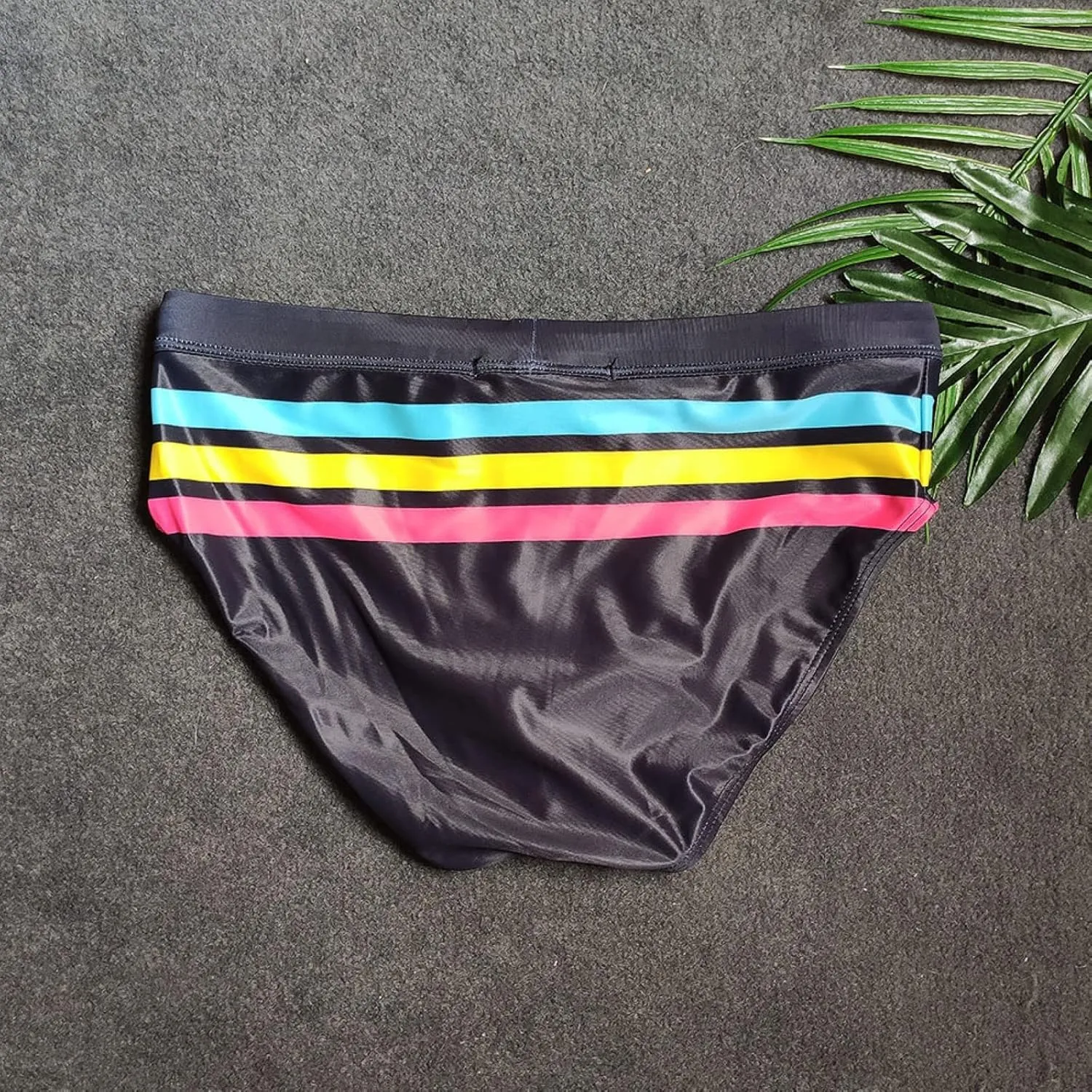 Swimming Trunks for Men Hawaiian Briefs Summer Swimsuit Fitness Underwear Bulge Pouch Hip Triangle Mens Short