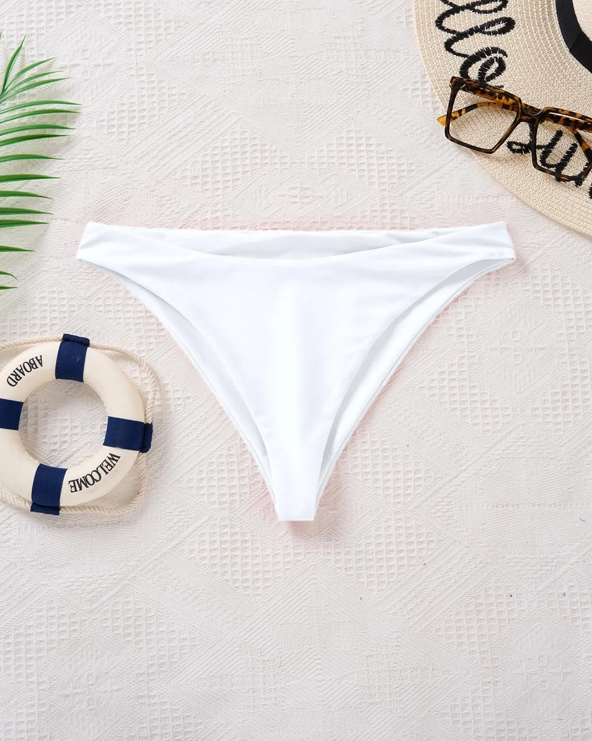 Tempt Me Women Cheeky Bikini Swimsuit Bottom - High Cut Bathing Suit Bottoms Low Rise Brazilian Swim Bottom 2025 Swimwear