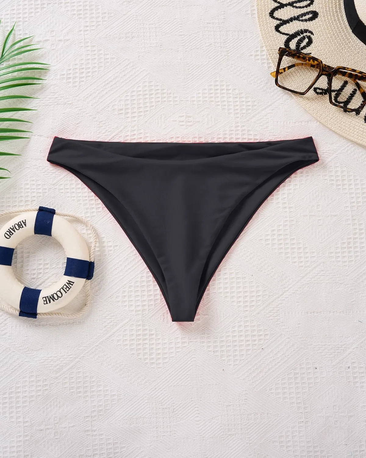 Tempt Me Women Cheeky Bikini Swimsuit Bottom - High Cut Bathing Suit Bottoms Low Rise Brazilian Swim Bottom 2025 Swimwear