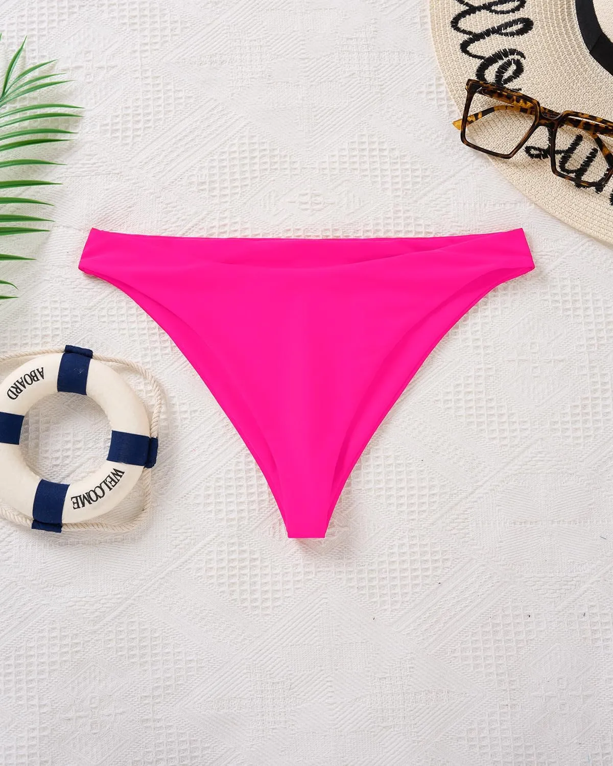 Tempt Me Women Cheeky Bikini Swimsuit Bottom - High Cut Bathing Suit Bottoms Low Rise Brazilian Swim Bottom 2025 Swimwear