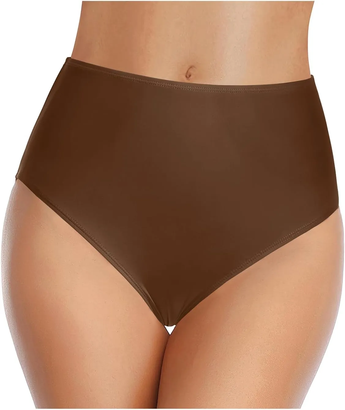Tempt Me Women's High Waist Bikini Bottom - Full Coverage Bathing Suit Swim Bottom 2025 Swimsuit Swimwear