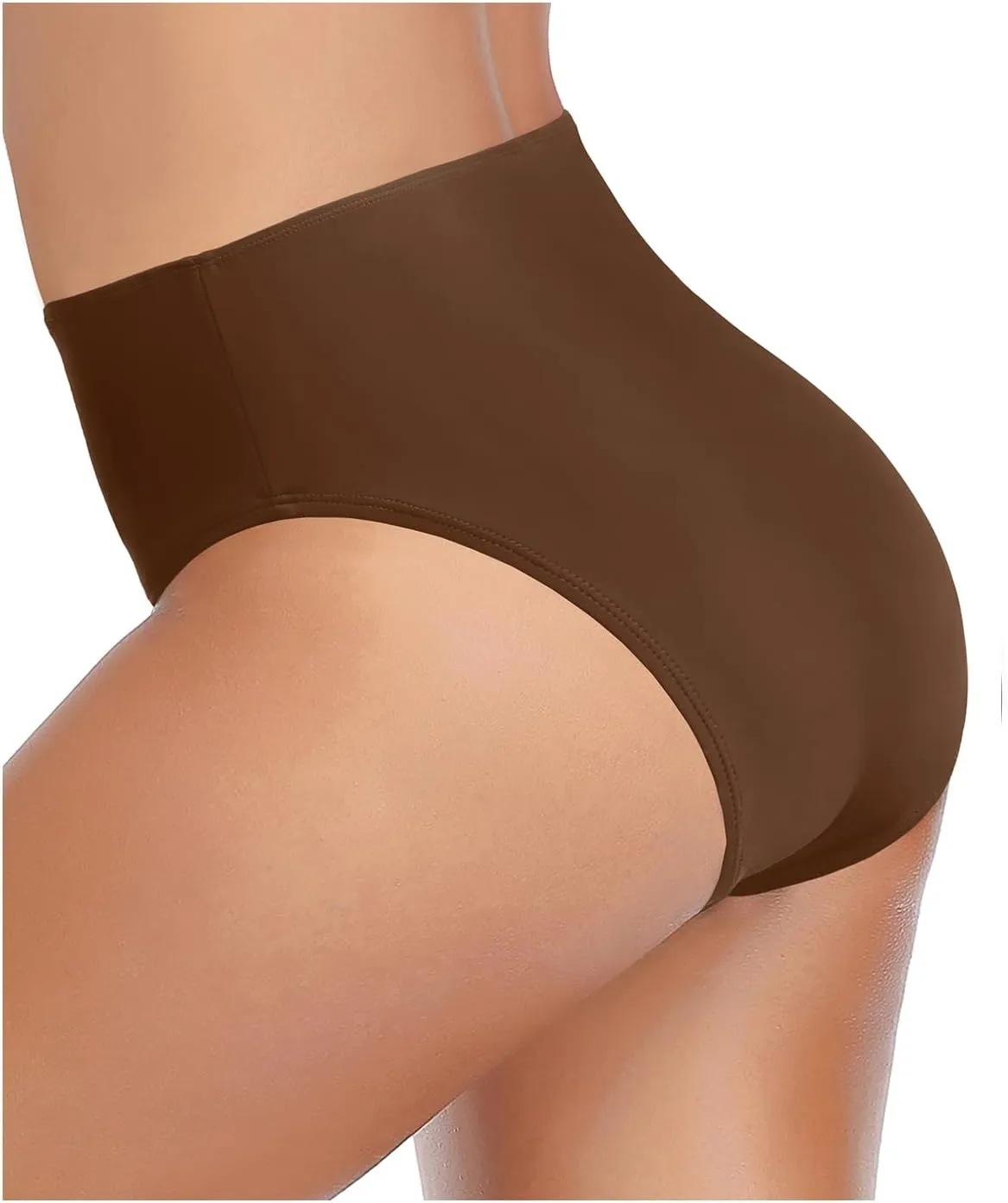 Tempt Me Women's High Waist Bikini Bottom - Full Coverage Bathing Suit Swim Bottom 2025 Swimsuit Swimwear