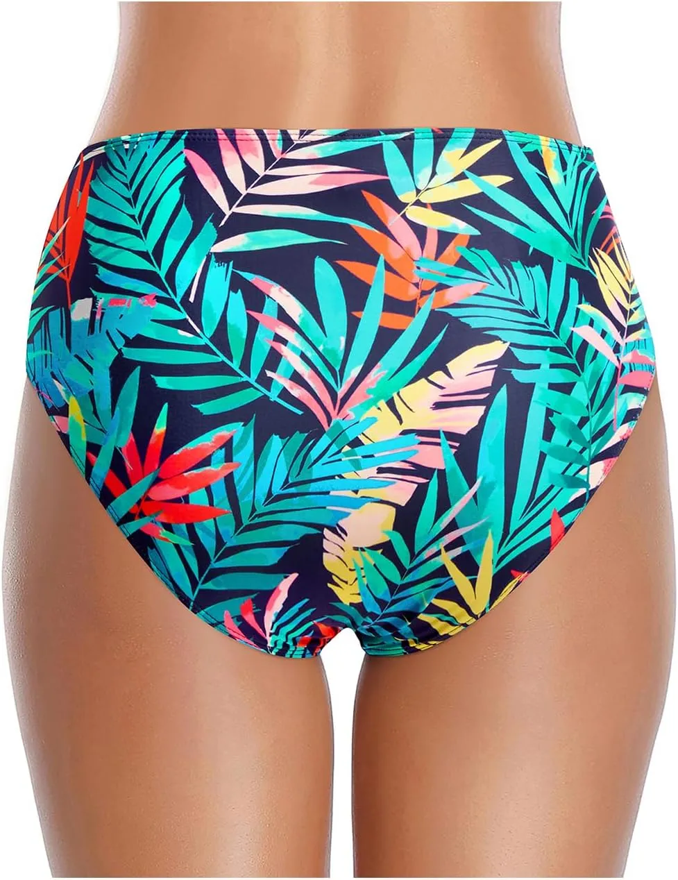 Tempt Me Women's High Waist Bikini Bottom - Full Coverage Bathing Suit Swim Bottom 2025 Swimsuit Swimwear