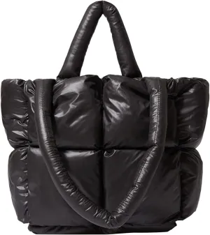 The Tote Bag Women's Light Large Quilted Shoulder Bag Carryall Puffer Hobo Bag For Her Friends Travel College D