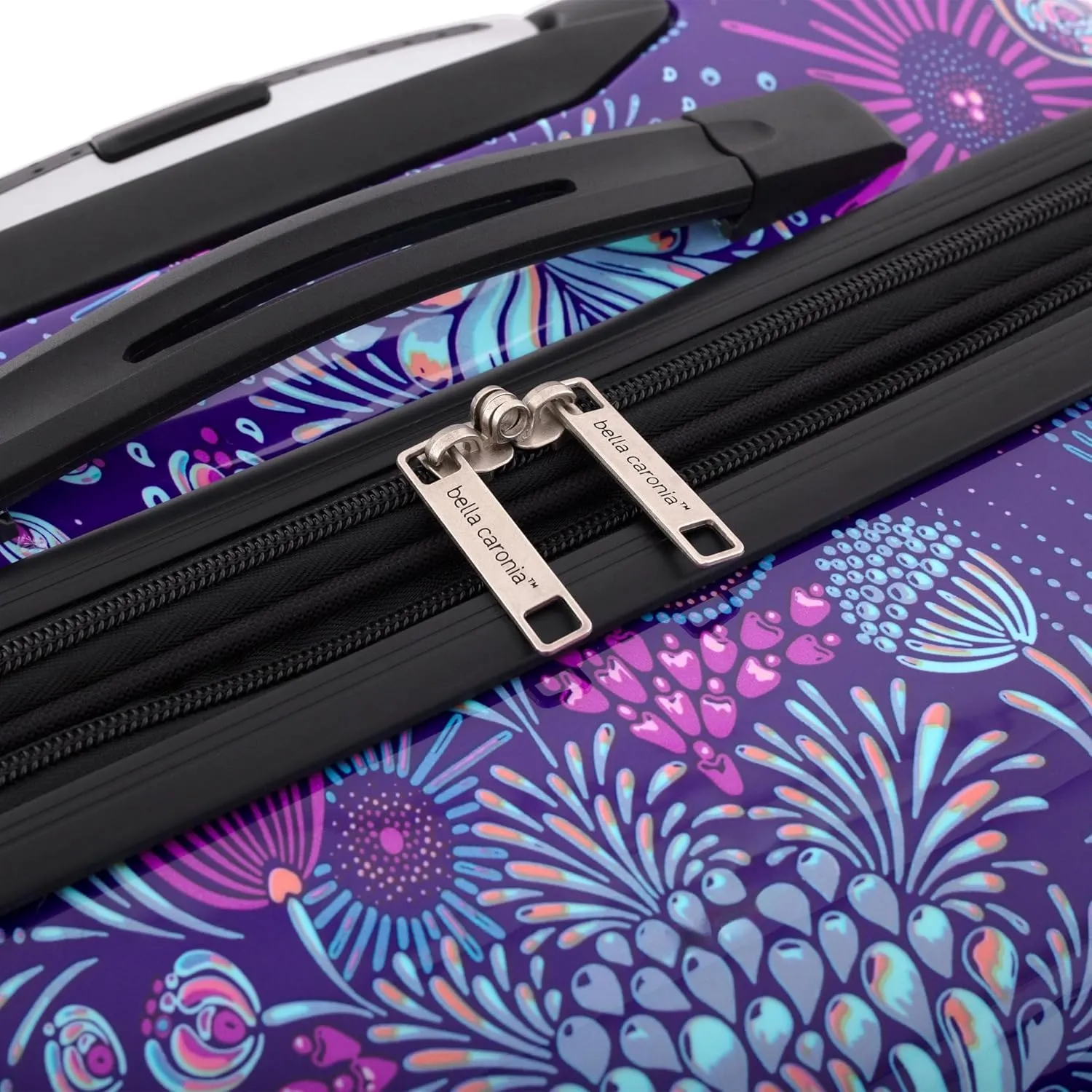 Travelers Club Bella Caronia Deluxe, 3, 7 Piece Luggage & Travel Accessories Set, Jardin, 20" Carry-On