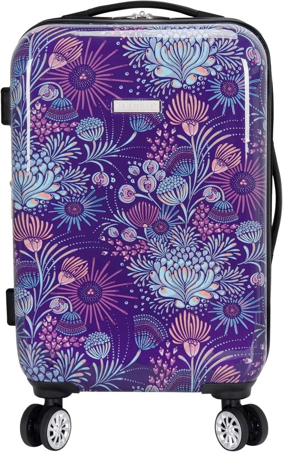 Travelers Club Bella Caronia Deluxe, 3, 7 Piece Luggage & Travel Accessories Set, Jardin, 20" Carry-On