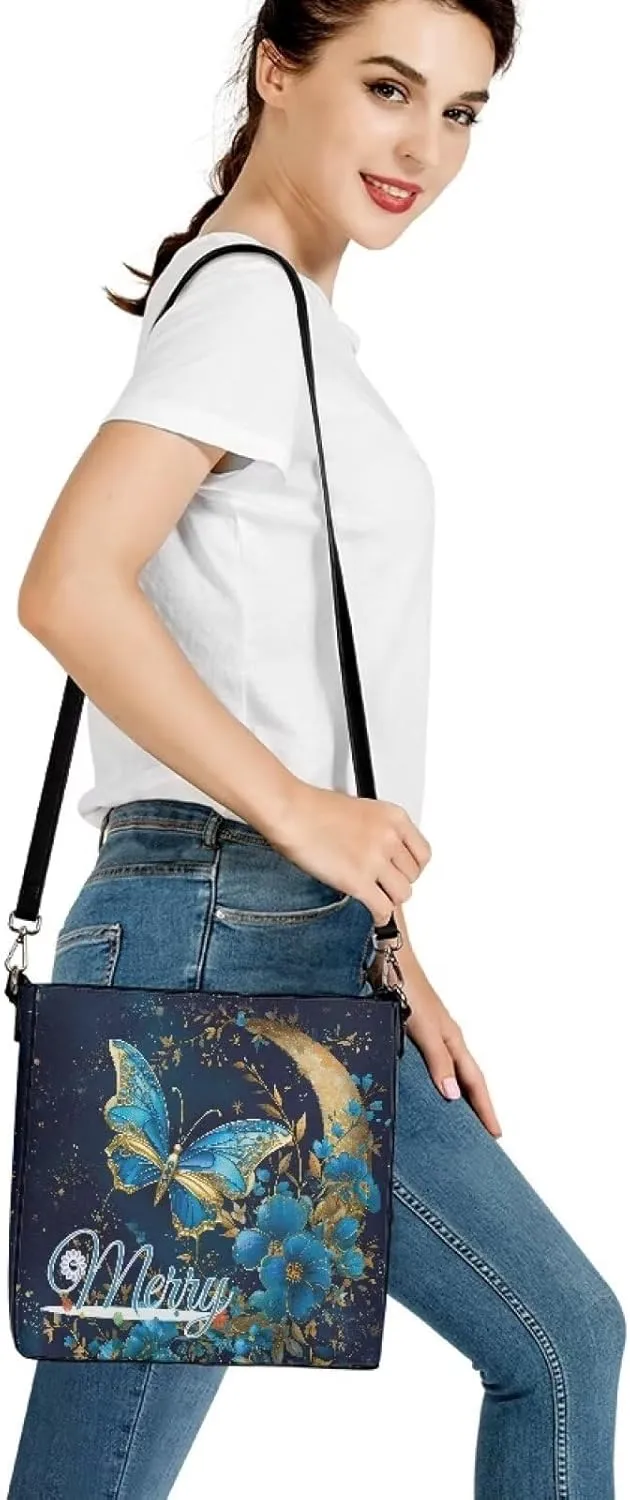 Tuoxiukan Personalized Photo Tote Bags for Women Custom Handbags Shoulder Cross-body Bags Bucket Bags Gifts for Her