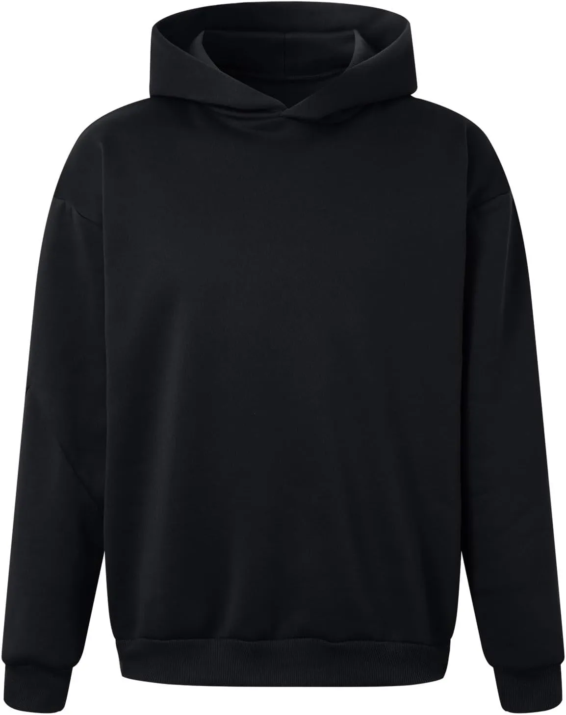 Two Piece Hoodie Sets For Men Fleece Warm Drawstring Pullover Shirts Long Sleeve Baggy Sweatpants Workout Jogger Sets