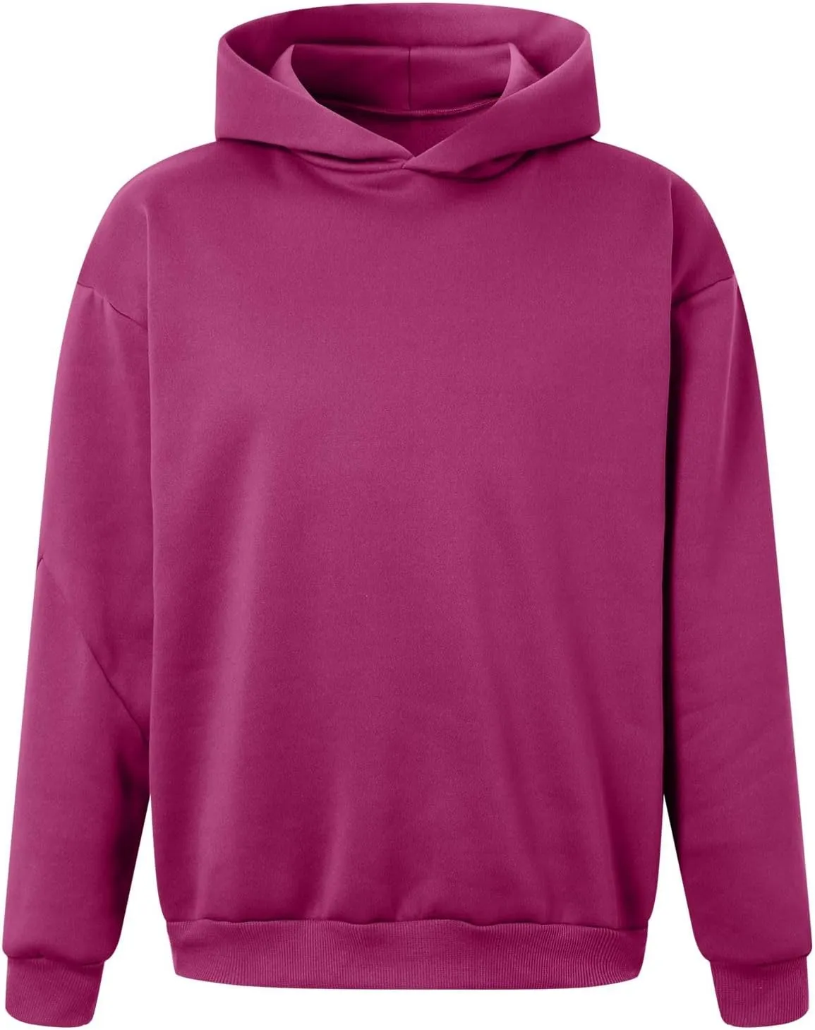 Two Piece Hoodie Sets For Men Fleece Warm Drawstring Pullover Shirts Long Sleeve Baggy Sweatpants Workout Jogger Sets
