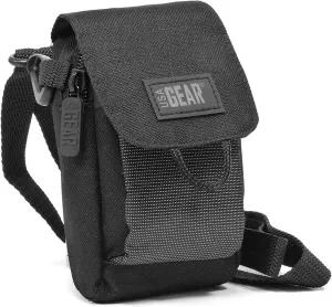 USA Gear Digital Camera Case Compatible with Olympus Tough TG-6, Canon Powershot Elph 360, Elph 180, 110, Canon Powershot SX740 HS - Small Camera Shoulder Pouch with Water Resistant Nylon, Belt Loop