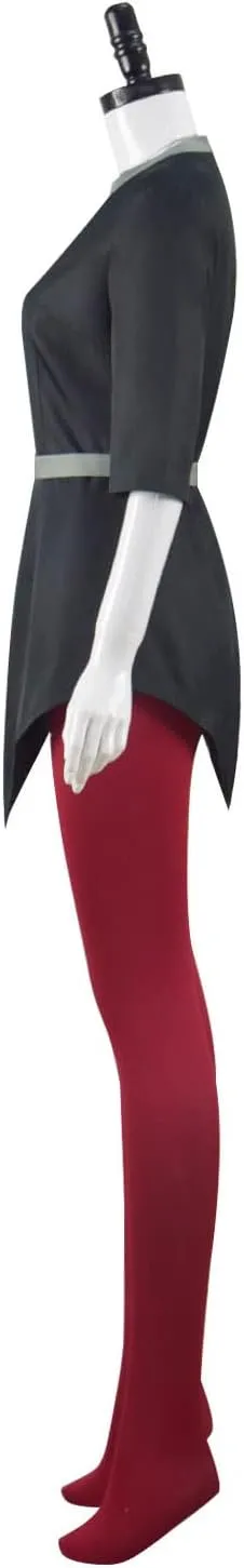 Womens Amity Blight Cosplay Costume Outfit Cloak Dress Jumpsuit with Accessories Halloween Suits