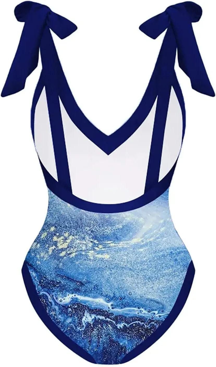 Women's Beach Match Elegant Swimsuits Sets - Pink Floral Triangle Bikini Swimsuits