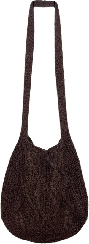 Women's Shoulder Handbags Y2K Fairy Grunge Crochet Tote Bag Aesthetic Hippie Crossbody Bag Alt Purse Accessories