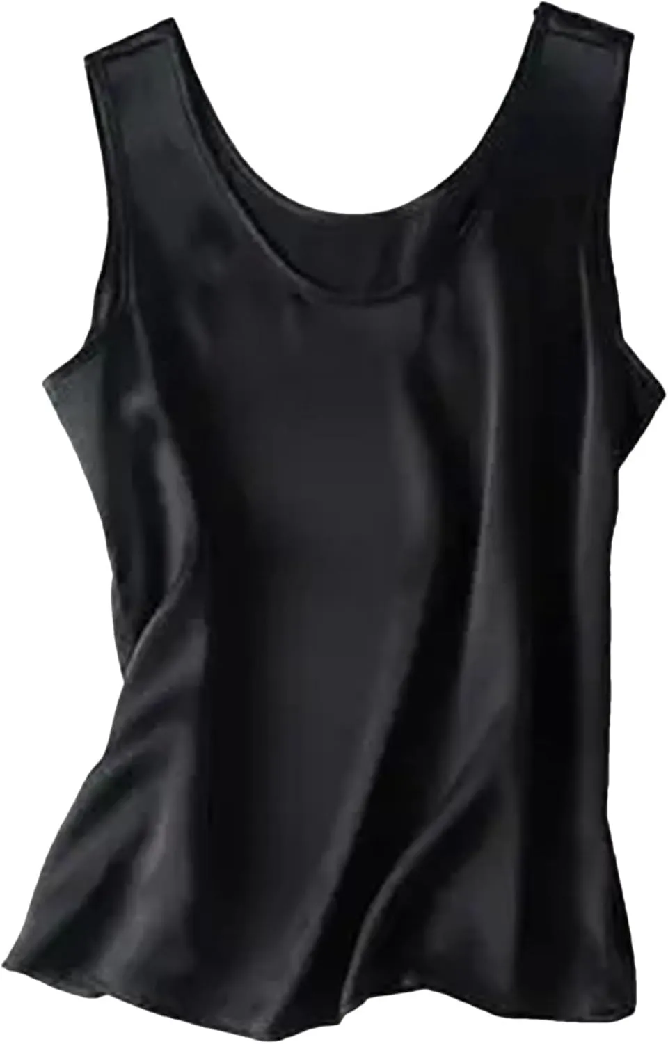 Women's Silk Satin Camisole Tops for Women Trendy Casual Sleeveless Blouses Tank Tops Shirt