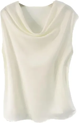 Women's Silk Sleeveless Vest Silk Satin Tank Tops Tops for Women Trendy Camisole