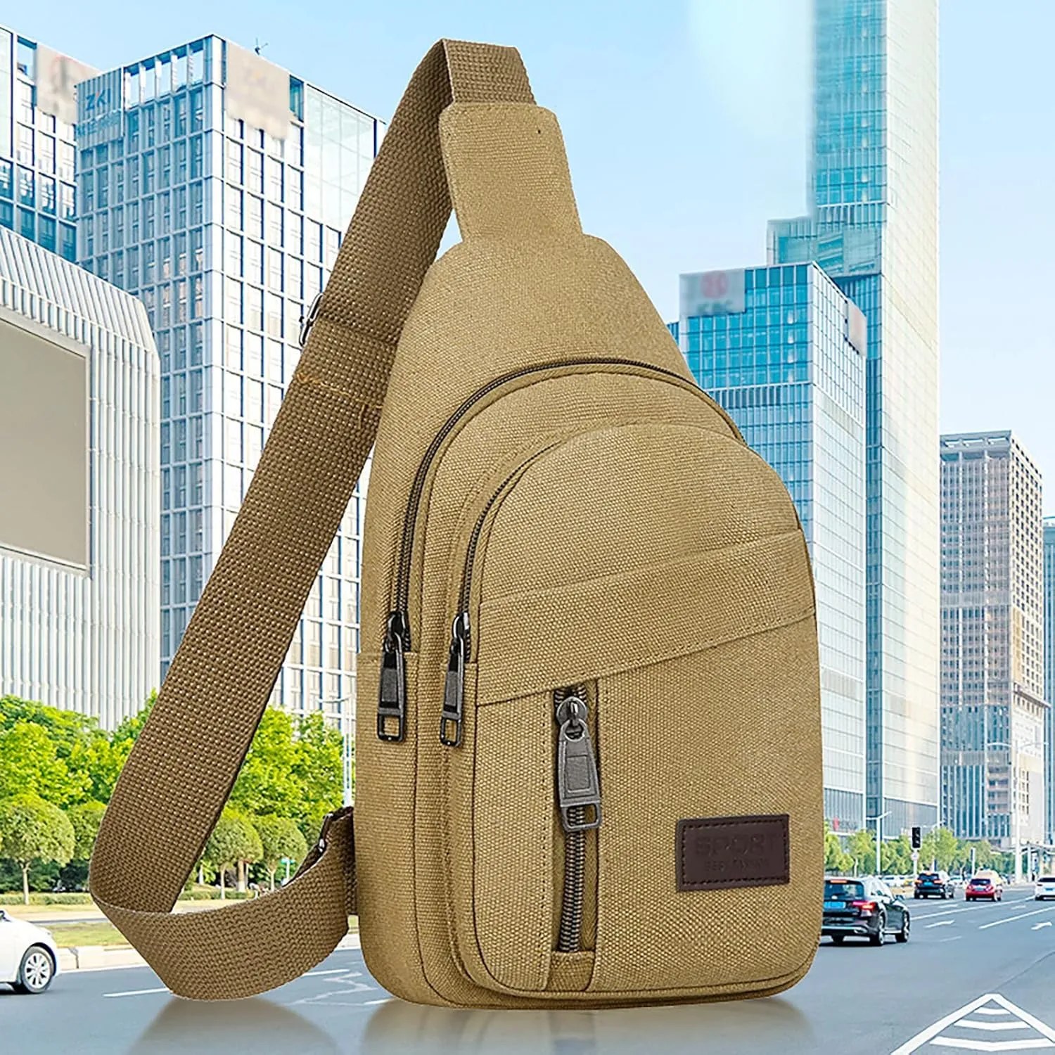Women's Waterproof Leather Crossbody Purses Women's Crossbody Travel Purses Built In Wallet Mens Everyday Bag